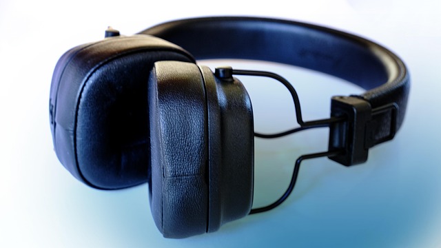 wireless gaming headset on table